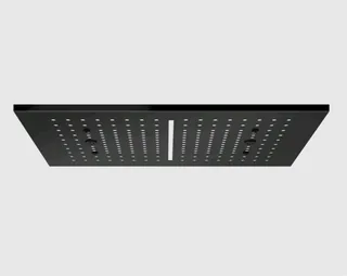 Накладная панель, Gessi, Afilo, 300*500, для многофункциональной душевой системы, цвет-Black Metal PVD