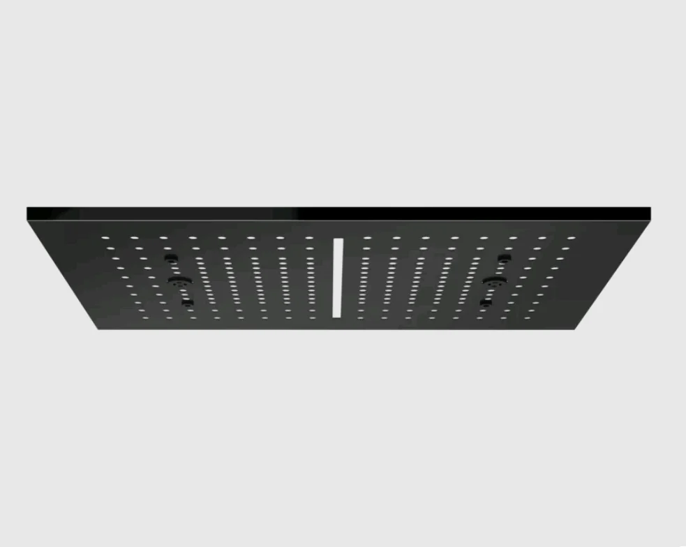 Накладная панель, Gessi, Afilo, 300*500, для многофункциональной душевой системы, цвет-Black Metal PVD