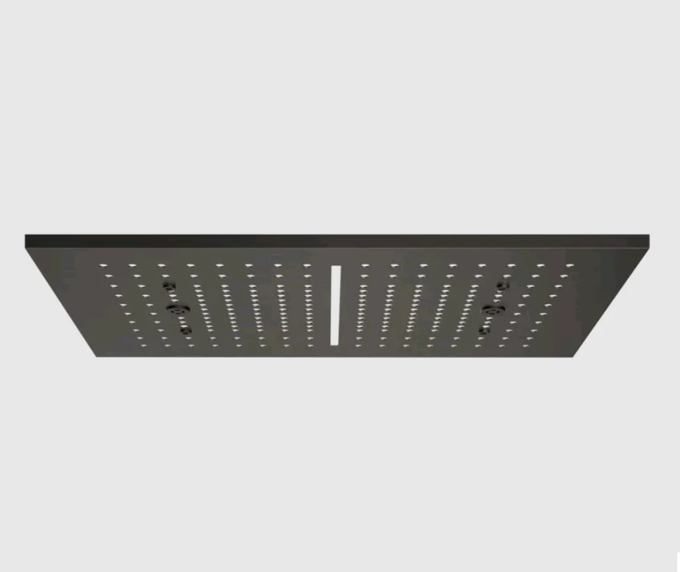 Накладная панель, Gessi, Afilo, 300*500, для многофункциональной душевой системы, цвет-Black Metal Brushed PVD