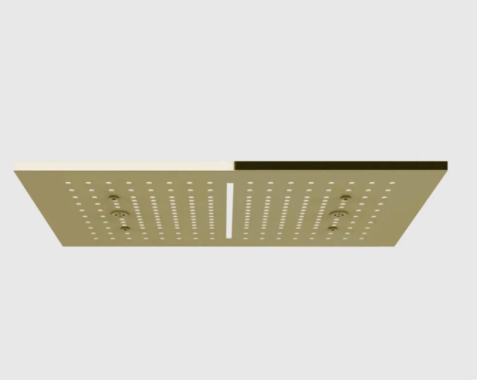 Накладная панель, Gessi, Afilo, 300*500, для многофункциональной душевой системы, цвет-Brass PVD (старый арт. 57010/710)