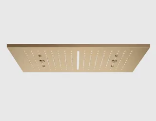 Накладная панель, Gessi, Afilo, 300*500, для многофункциональной душевой системы, цвет-Warm Bronze Br. PVD