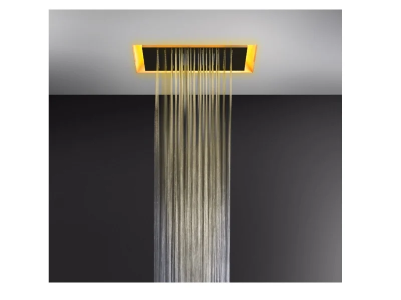 Накладная панель, Gessi, Minimali, для душевой системы, шгв 500*500*12, цвет-Steel Brushed