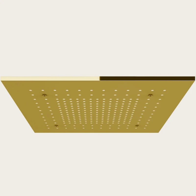 Накладная панель, Gessi, Minimali, для душевой системы, 505*505, цвет-Gold PVD