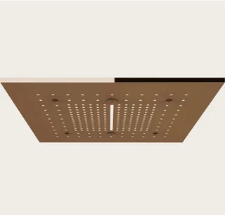 Накладная панель, Gessi, Afilo, для многофункциональной душевой системы, шг 500*500, цвет-Copper PVD
