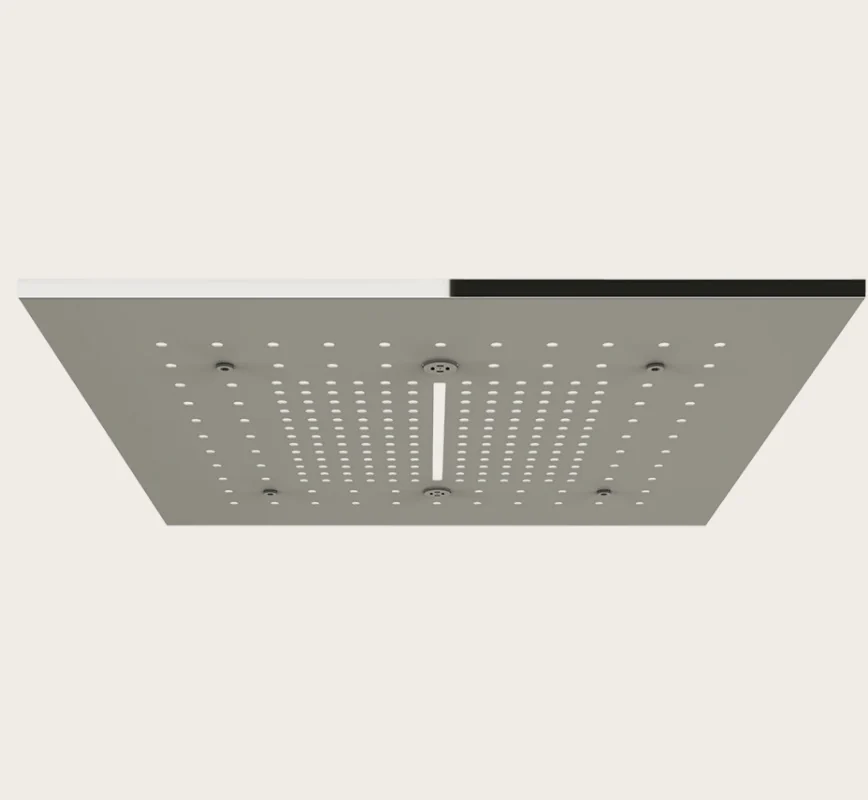Накладная панель, Gessi, Afilo, для душевой системы, шг 500*500, цвет-Mirror Steel