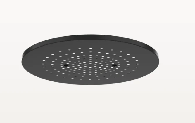 Накладная панель, Gessi, Afilo, для многофункциональной душевой системы, шг 350*350, цвет-чёрный матовый