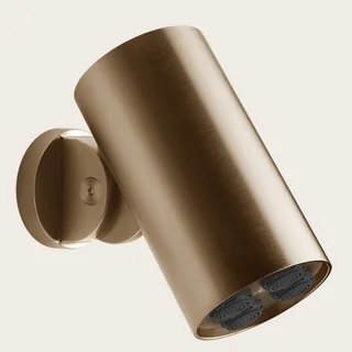 Верхний душ, Gessi, Spotwater Flessa, 79*79, цвет-Warm Bronze Brushed PVD