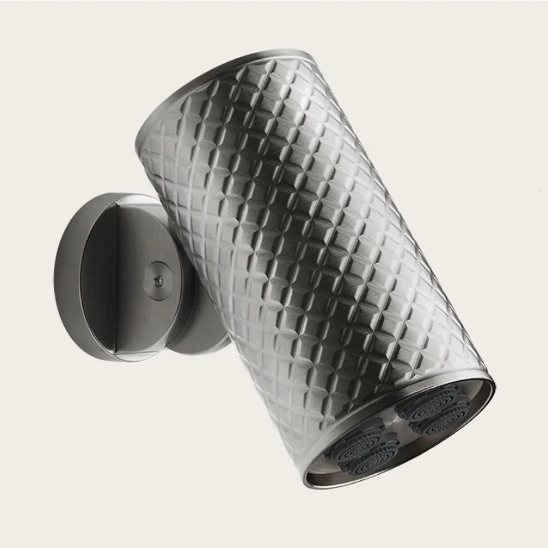 Верхний душ, Gessi, Spotwater Intreccio, 79*79, цвет-Steel Brushed