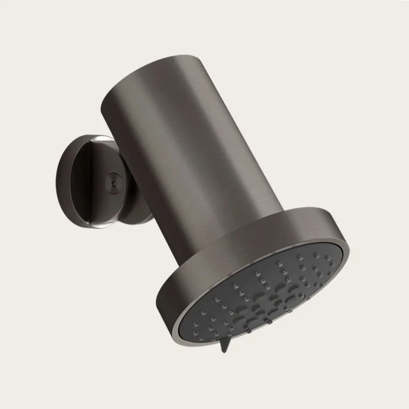 Верхний душ, Gessi, Spotwater Flessa, 135, цвет-Black Metal Brushed PVD
