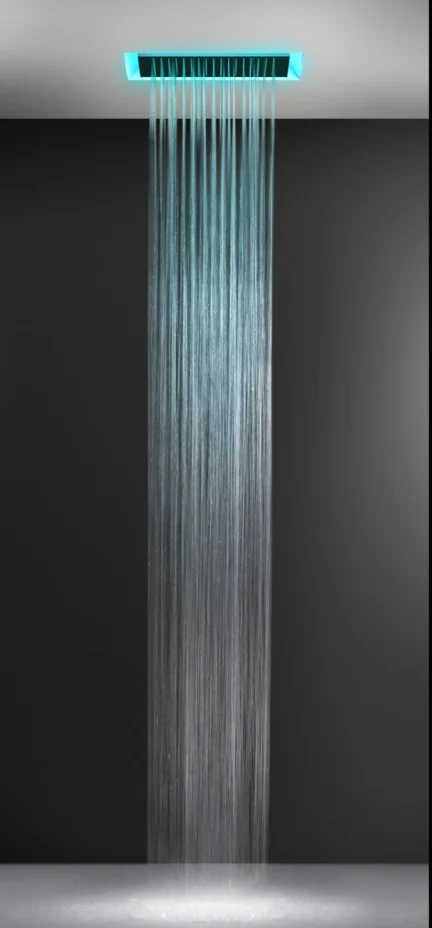 Душевая система, Gessi, Afilo, 300*500, цвет-белый матовый