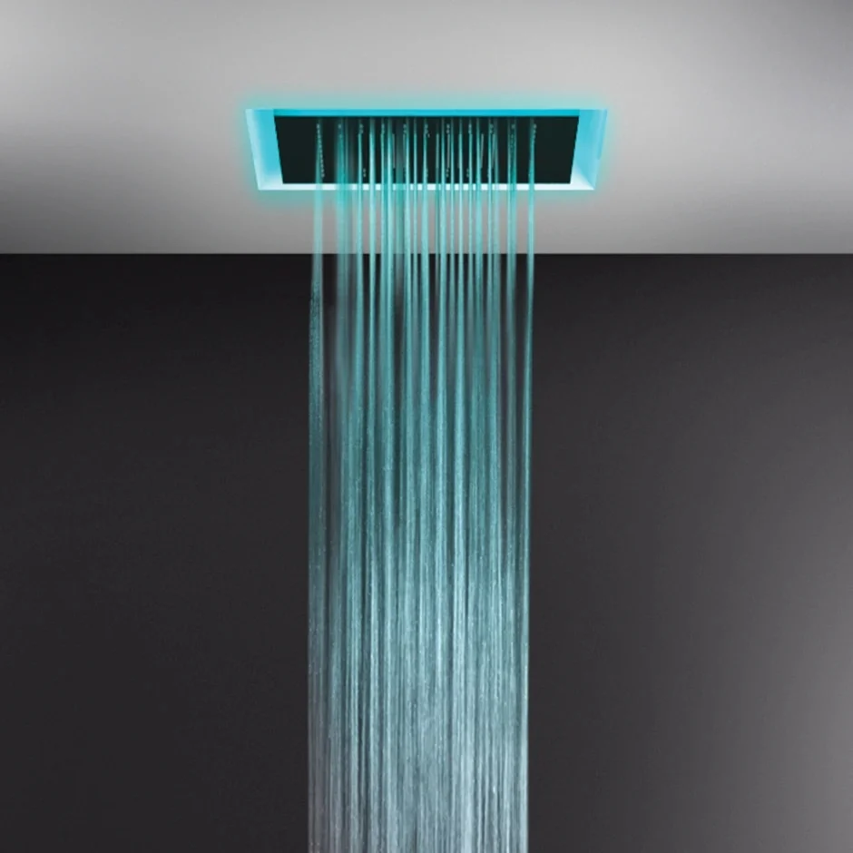 Душевая система, Gessi, Afilo, 500*500, цвет-белый матовый