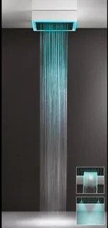Душевая система, Gessi, Afilo, 500*500, цвет-белый матовый — иконка