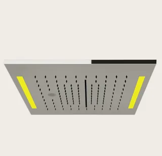 Душевая система, Gessi, Colour, 350*350, цвет-Mirror Steel
