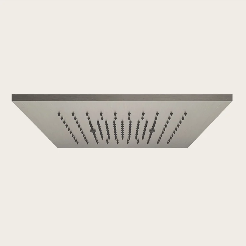 Накладная панель, Gessi, Minimali, для душевой системы, 350*350, цвет-Steel Brushed