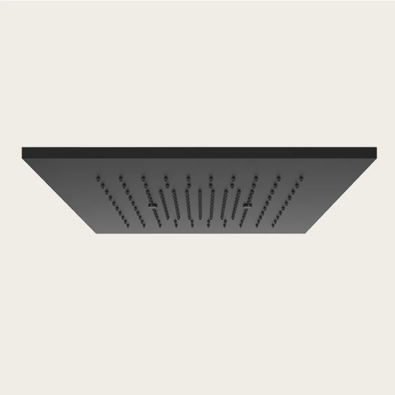 Накладная панель, Gessi, Minimali, для душевой системы, 350*350, цвет-черный матовый