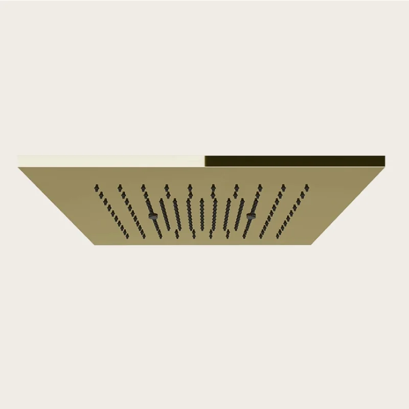 Накладная панель, Gessi, Minimali, для душевой системы, 350*350, цвет-Brass PVD