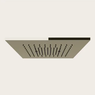 Накладная панель, Gessi, Minimali, для душевой системы, 350*350, цвет-Nickel PVD