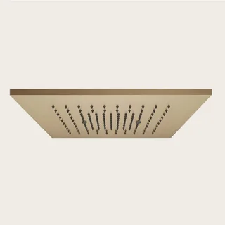 Накладная панель, Gessi, Minimali, для душевой системы, 350*350, цвет-Warm Bronze Brushed PVD