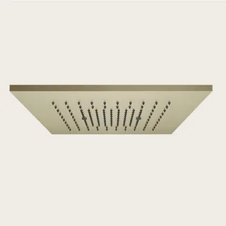 Накладная панель, Gessi, Minimali, для душевой системы, 350*350, цвет-Brushed Brass PVD