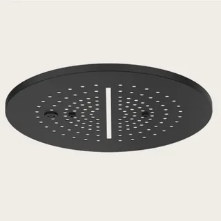 Накладная панель, Gessi, Minimali, для многофункциональной душевой системы, 355*355, цвет-черный матовый