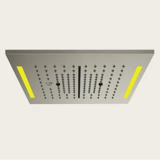 Накладная панель, Gessi, Colour, 350*350, для многофункциональной душевой системы, цвет-Steel Brushed — иконка