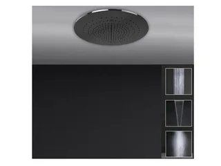 Душевая система, Gessi, Minimali, 500*500, цвет-Mirror Steel (старый арт. 57909/238)