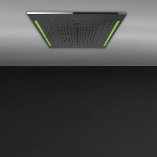 Душевая система, Gessi, Colour, 500*500, цвет-Mirror Steel