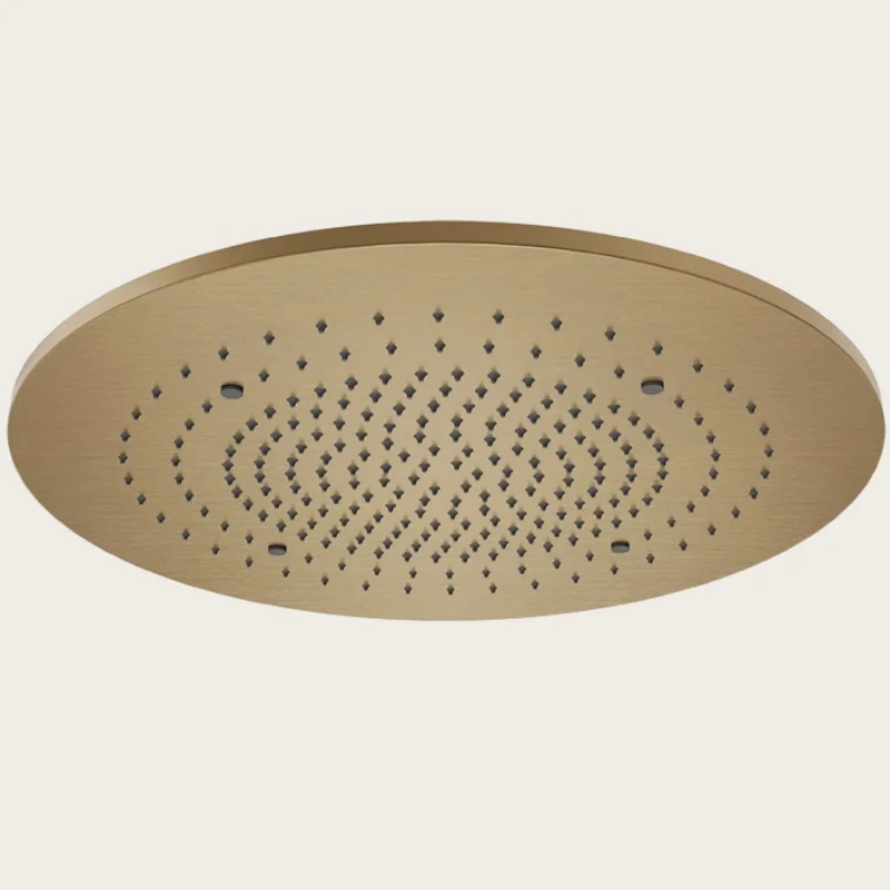 Накладная панель, Gessi, Minimali, для душевой системы, 500*500, цвет-Warm Bronze Brushed PVD