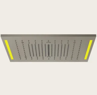 Накладная панель, Gessi, Colour, для многофункциональной душевой системы, 500*500, цвет-Steel Brushed