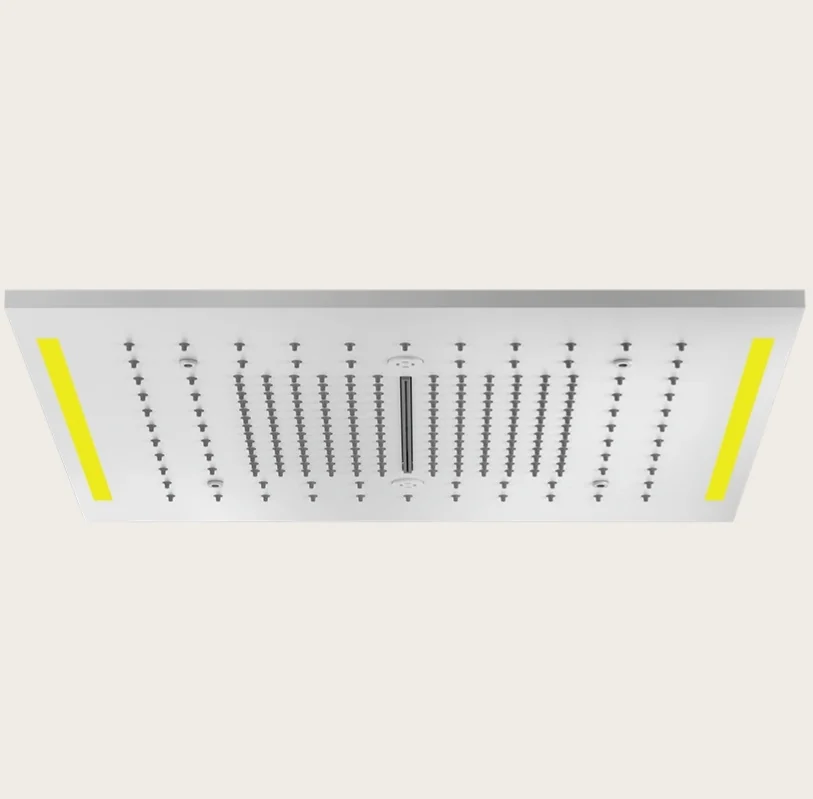 Накладная панель, Gessi, Colour, для многофункциональной душевой системы, 500*500, цвет-белый матовый