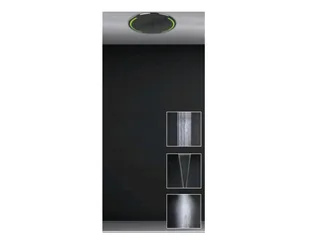 Накладная панель, Gessi, Colour, для многофункциональной душевой системы, шгв 500*500*12, цвет -Mirror Steel