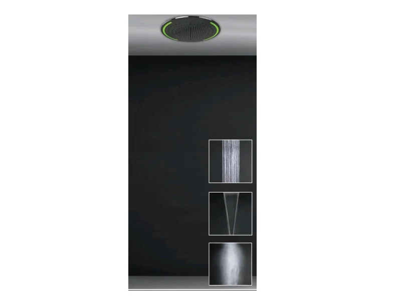 Накладная панель, Gessi, Colour, для многофункциональной душевой системы, шгв 500*500*12, цвет -Mirror Steel