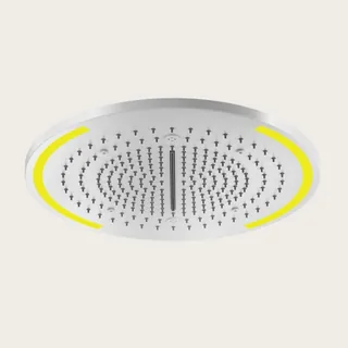Накладная панель, Gessi, Colour, для многофункциональной душевой системы, 500*500, цвет-белый матовый