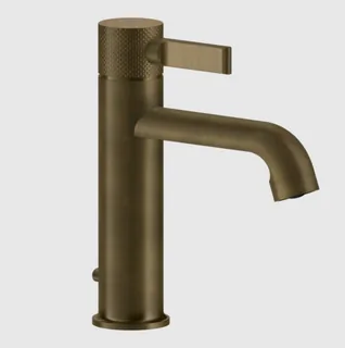 Смеситель для раковины, Gessi, Inciso, цвет-Antique Brass