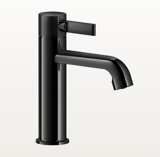 Смеситель для раковины, Gessi, Inciso, цвет-Black Metal PVD