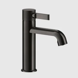Смеситель для раковины, Gessi, Inciso, цвет-Black Metal Brushed PVD