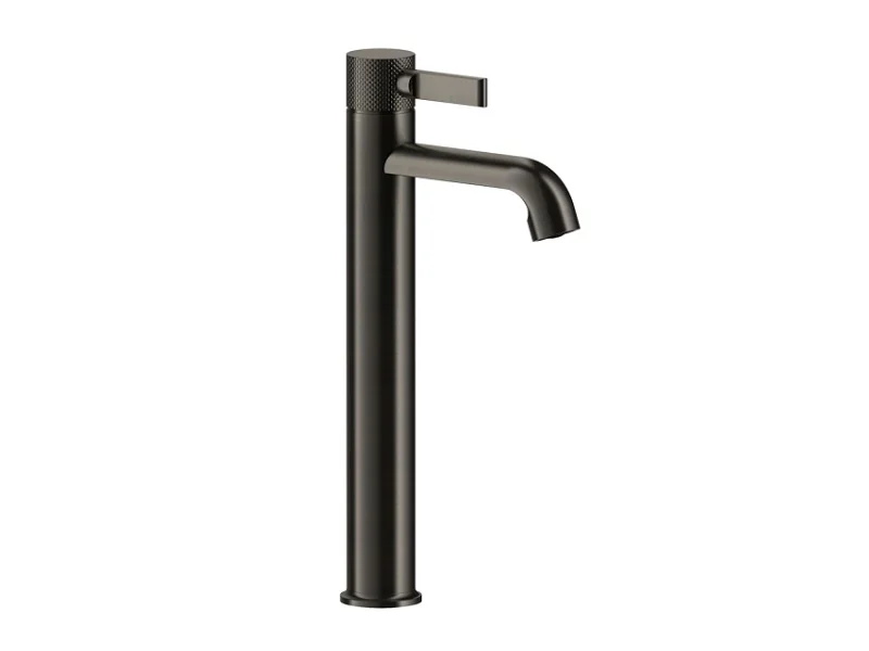 Смеситель для раковины, Gessi, Inciso, цвет-Black Metal PVD