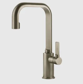 Смеситель для раковины, Gessi, Inciso, цвет-Finox Brushed Nickel — иконка