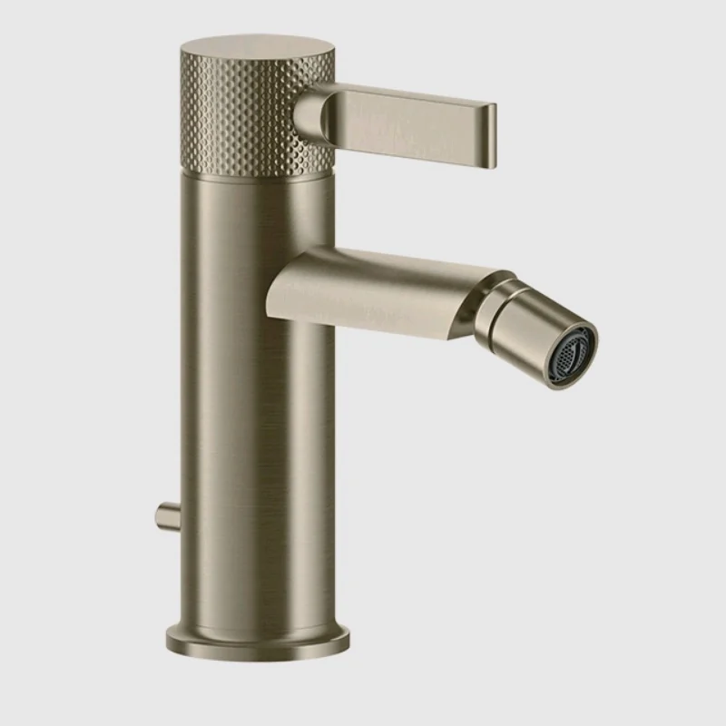 Смеситель для биде, Gessi, Inciso, цвет-Finox Brushed Nickel