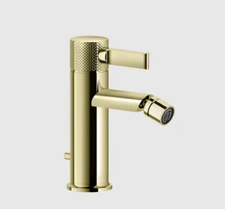 Смеситель для биде, Gessi, Inciso, цвет-Brass PVD