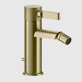 Смеситель для биде, Gessi, Inciso, цвет-Brushed Brass PVD
