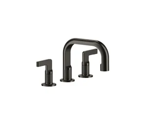 Смеситель для раковины, Gessi, Inciso, цвет-Antique Brass