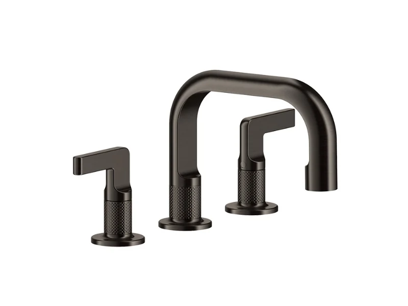 Смеситель для раковины, Gessi, Inciso, цвет-Antique Brass