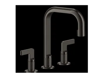 Смеситель для раковины, Gessi, Inciso, цвет-Black Metal Brushed PVD