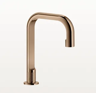 Смеситель для раковины, Gessi, Inciso, цвет-Copper PVD