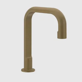 Смеситель для раковины, Gessi, Inciso, цвет-Antique Brass