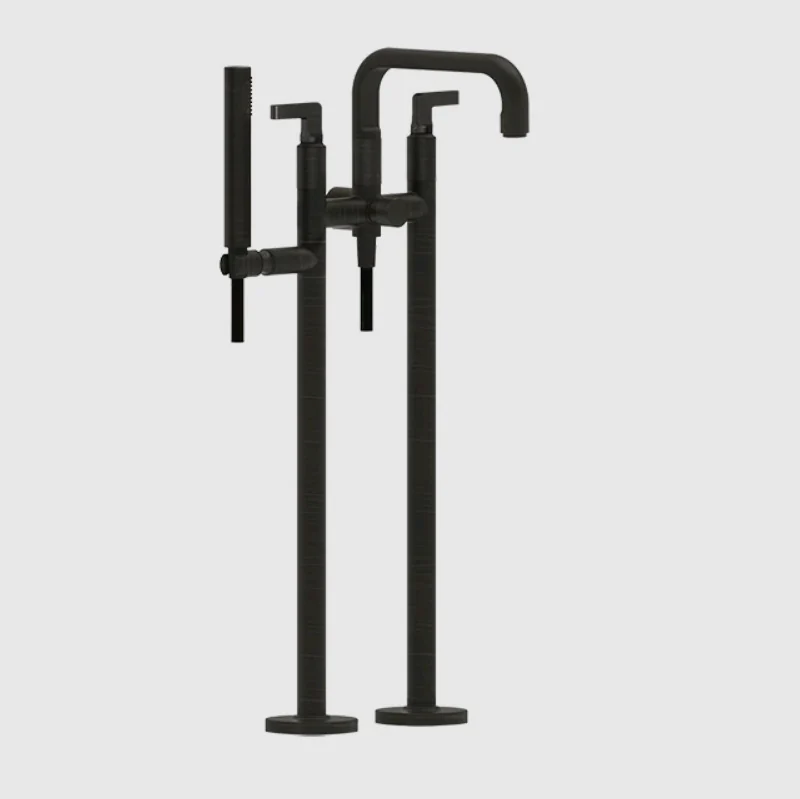 Смеситель для ванны и душа, Gessi, Inciso, напольный, цвет-Aged Bronze