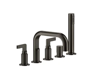 Смеситель для ванны и душа, Gessi, Inciso, цвет-Black XL