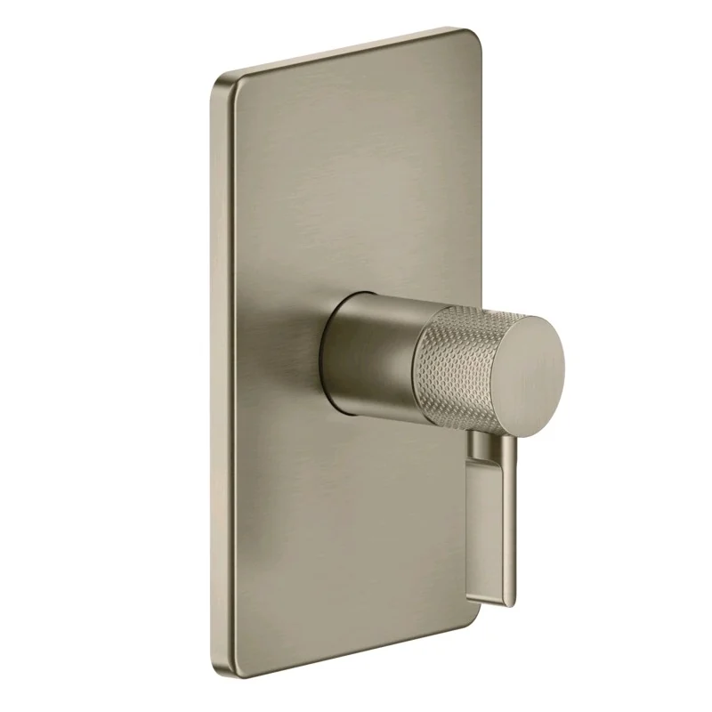 Смеситель для душа, Gessi, Inciso Bath&Shower, на 1 потребитель, цвет-Finox Brushed Nickel