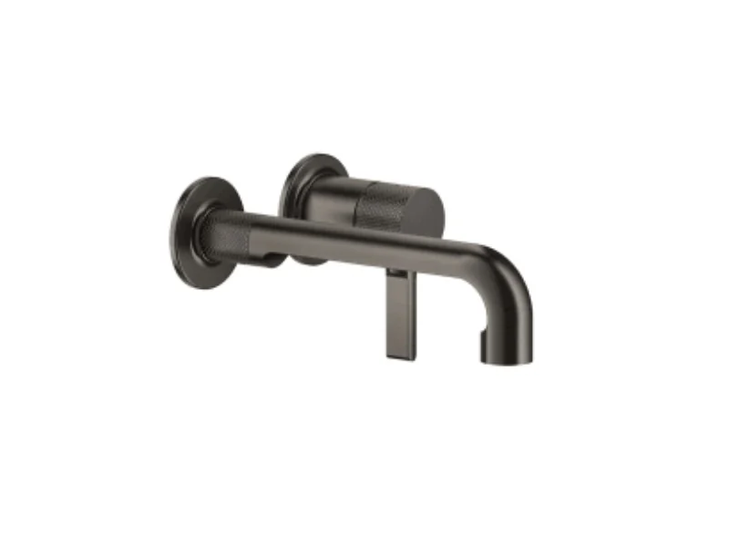 Смеситель для раковины, Gessi, Inciso, цвет-Black Metal PVD